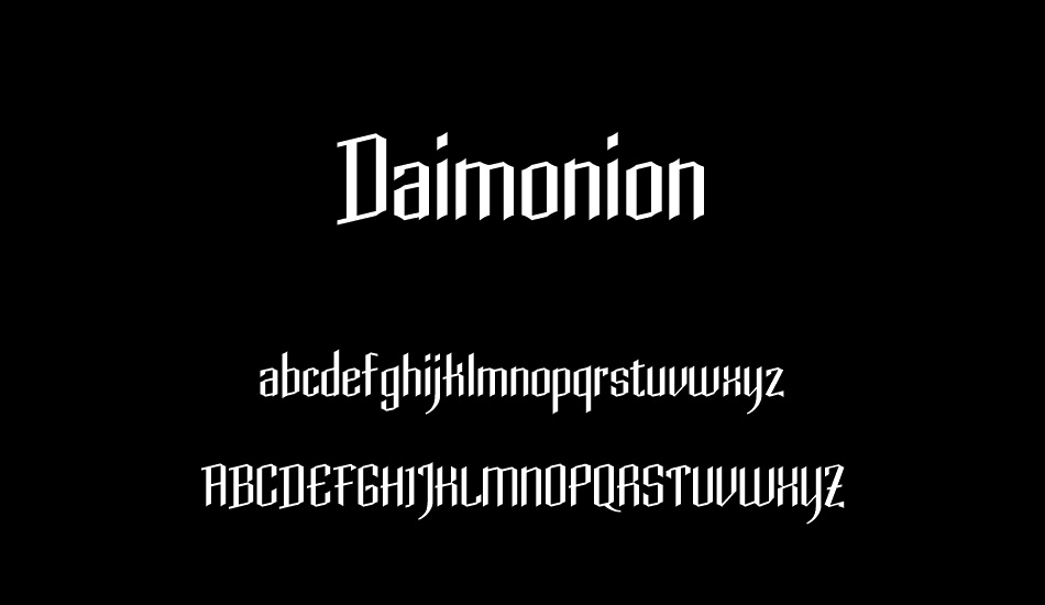 Daimonion font