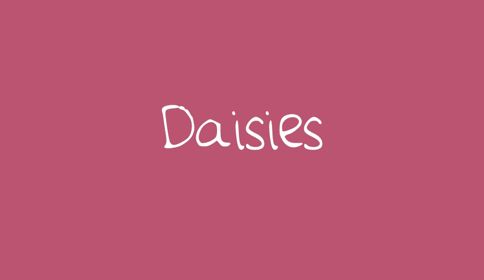 Daisies font big