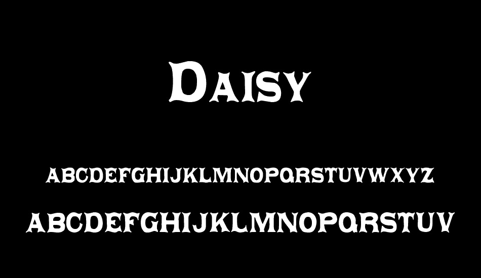 Daisy Regular font