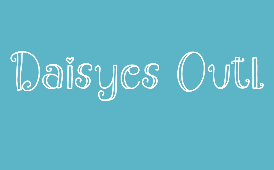 Daisyes font big