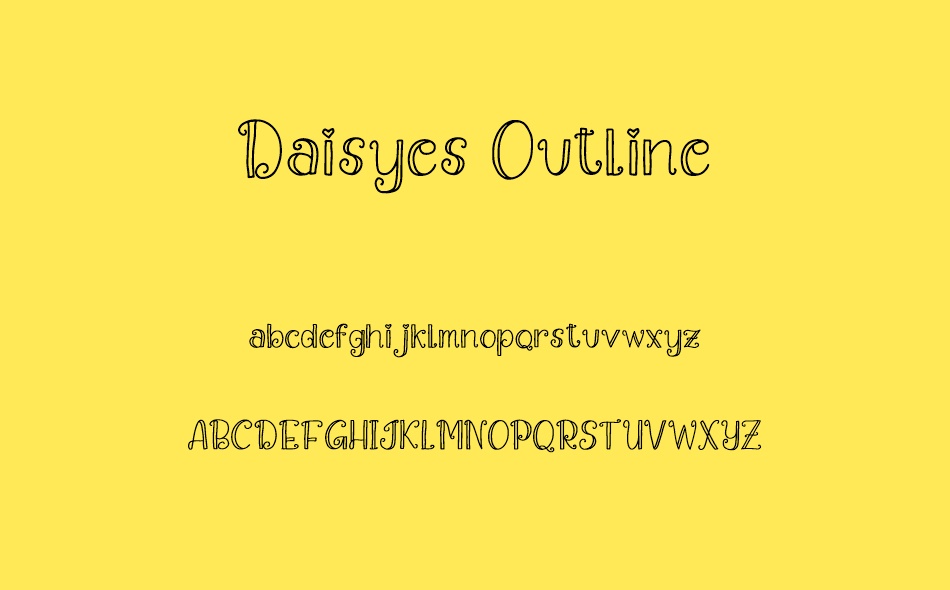 Daisyes font