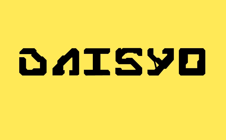 Daisyogre font big