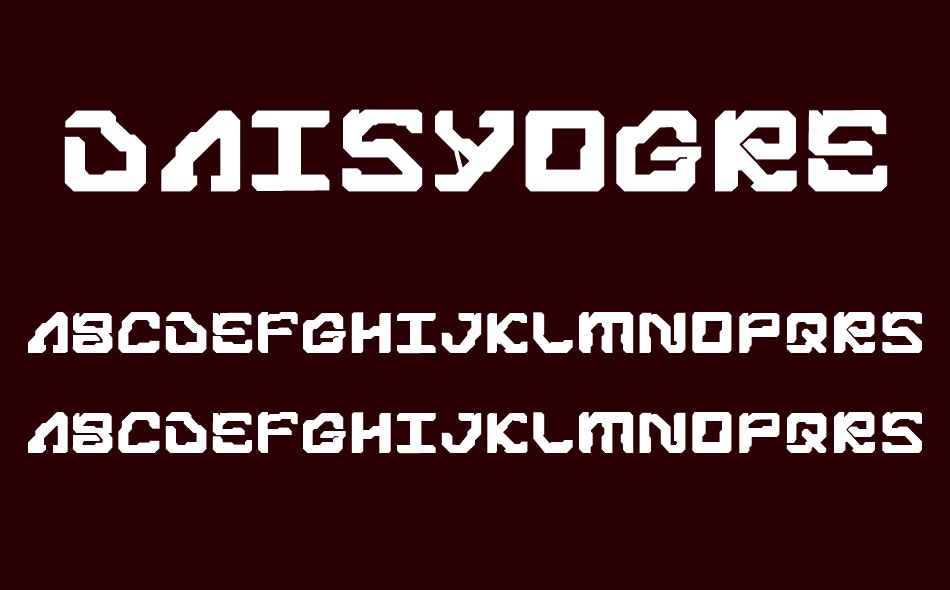 Daisyogre font