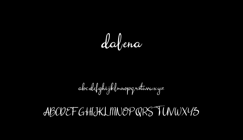 dalena font