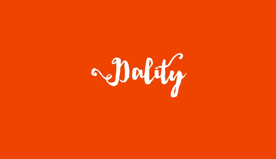 Dality font big