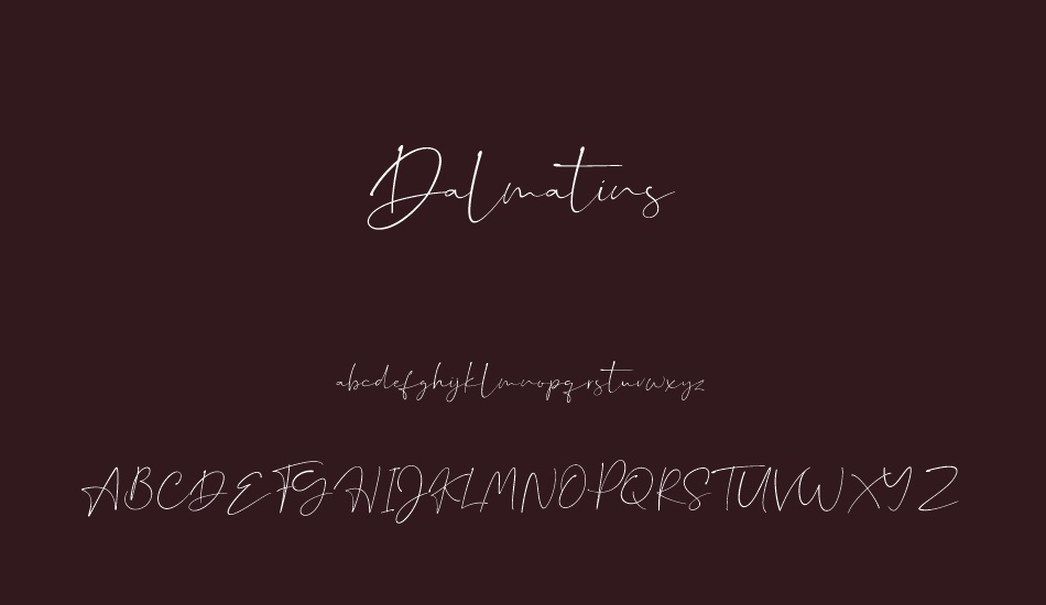 Dalmatins font