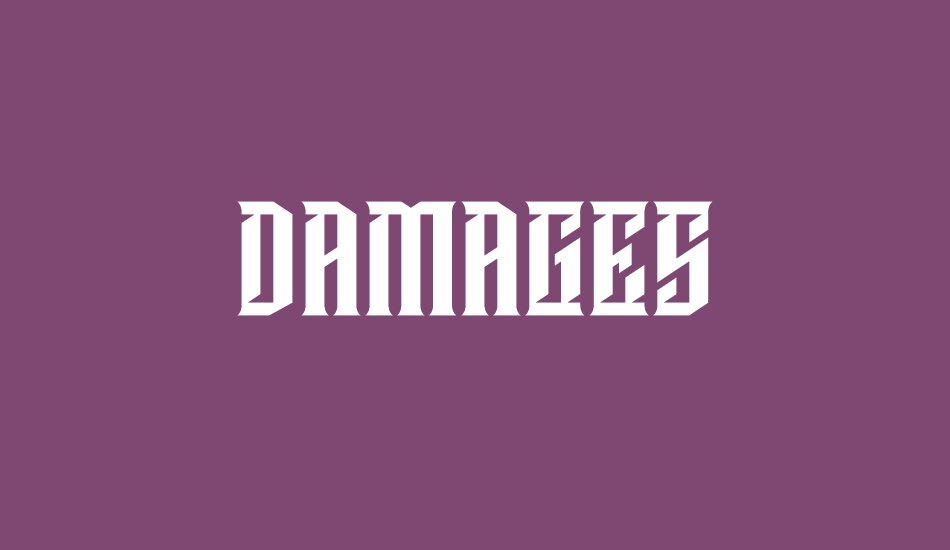 Damages font big