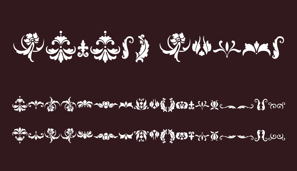 Damask Dings1 font