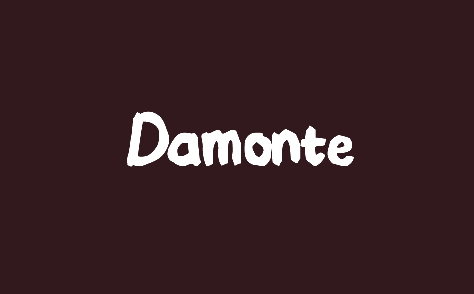 Damonte font big