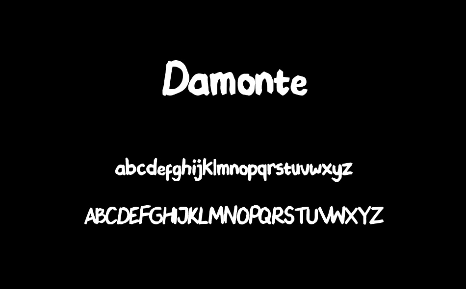 Damonte font