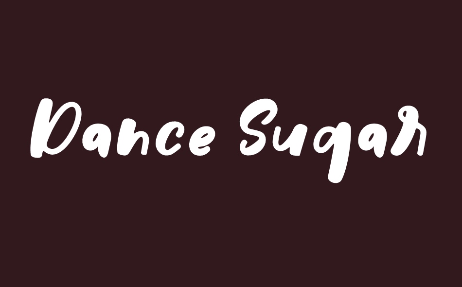 Dance Sugar font big