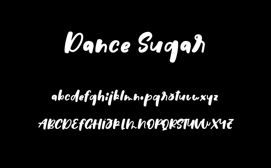 Dance Sugar font