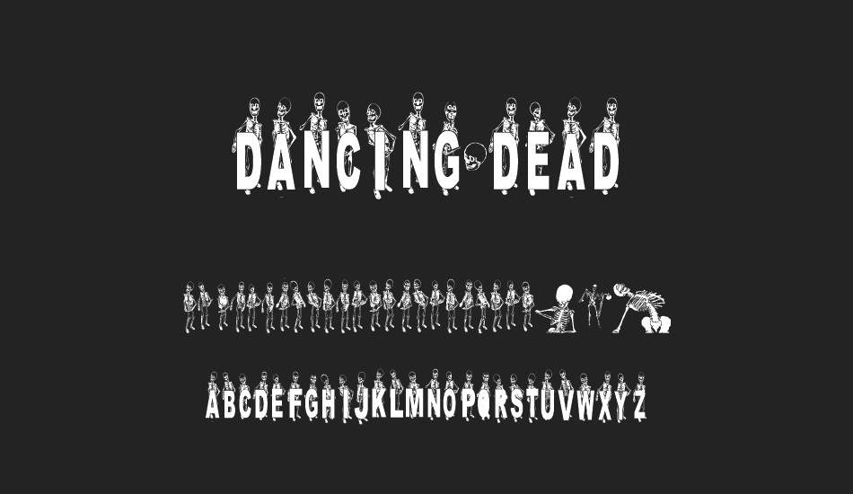 DANCING-DEAD font
