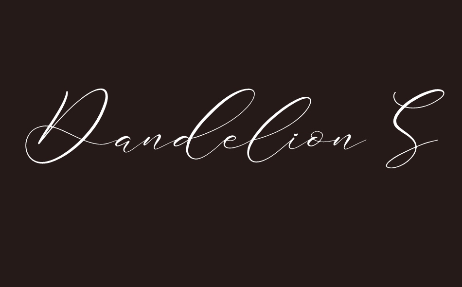 Dandelion Sweety font big