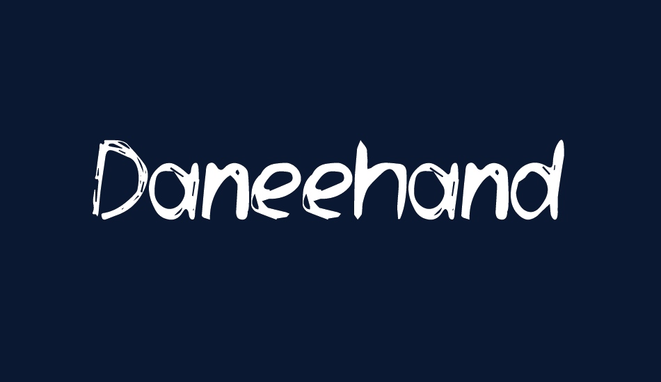 Daneehand Demo font big