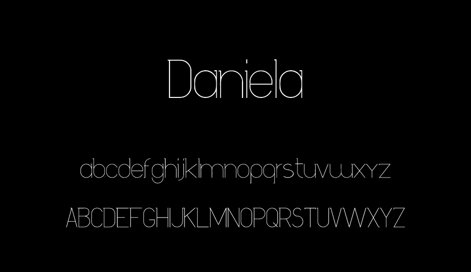 Daniela font