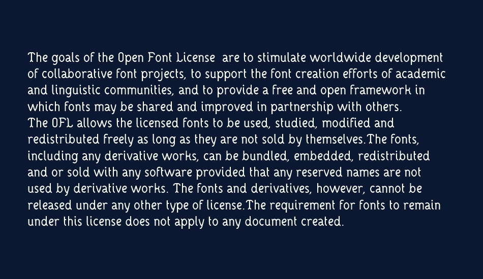 DANOISE font 1