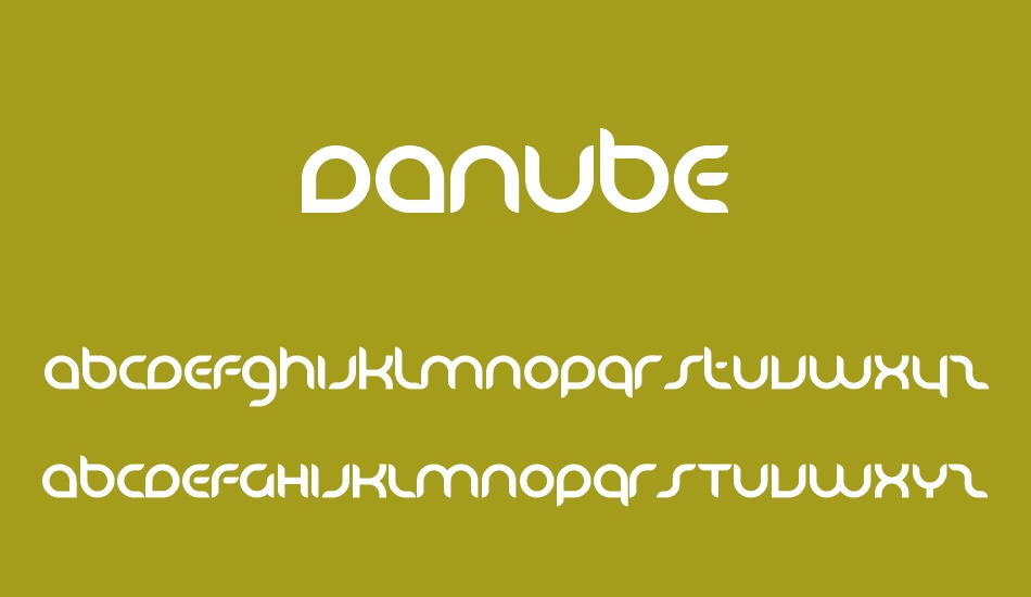 Danube font