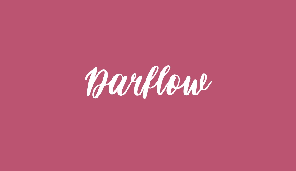 Darflow font big