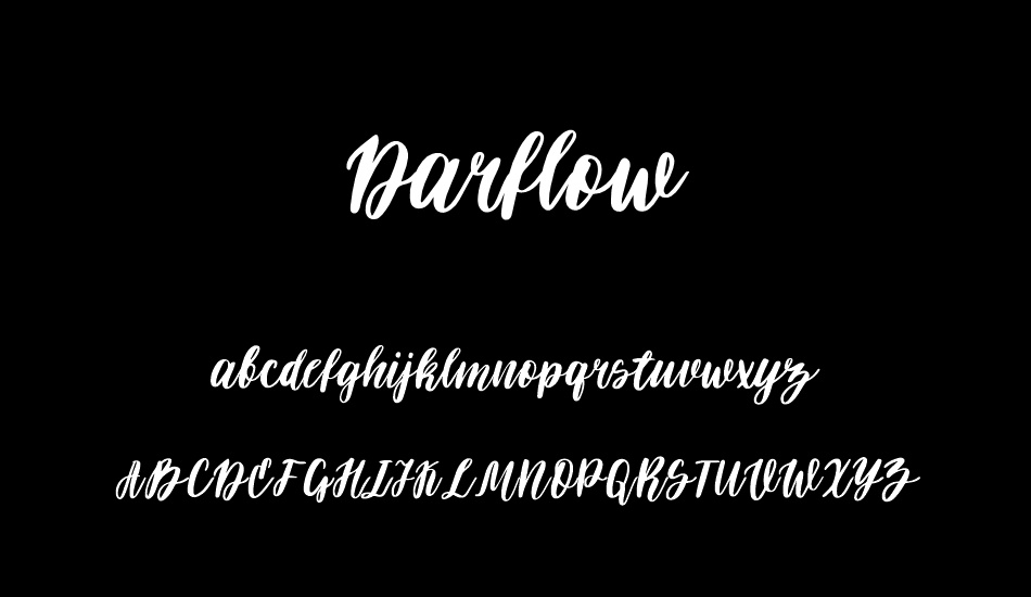 Darflow font