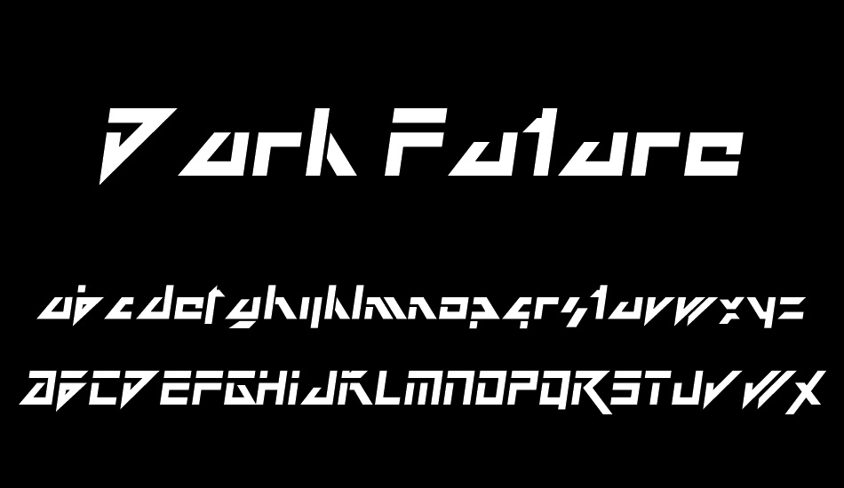 Dark Future font