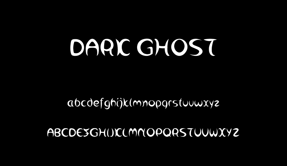DARK GHOST DEMO font