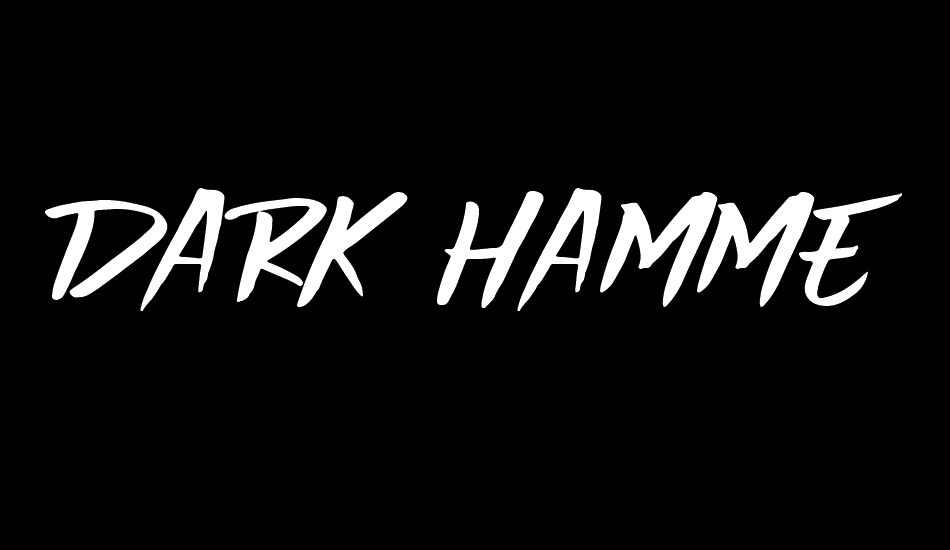 Dark Hammer font big
