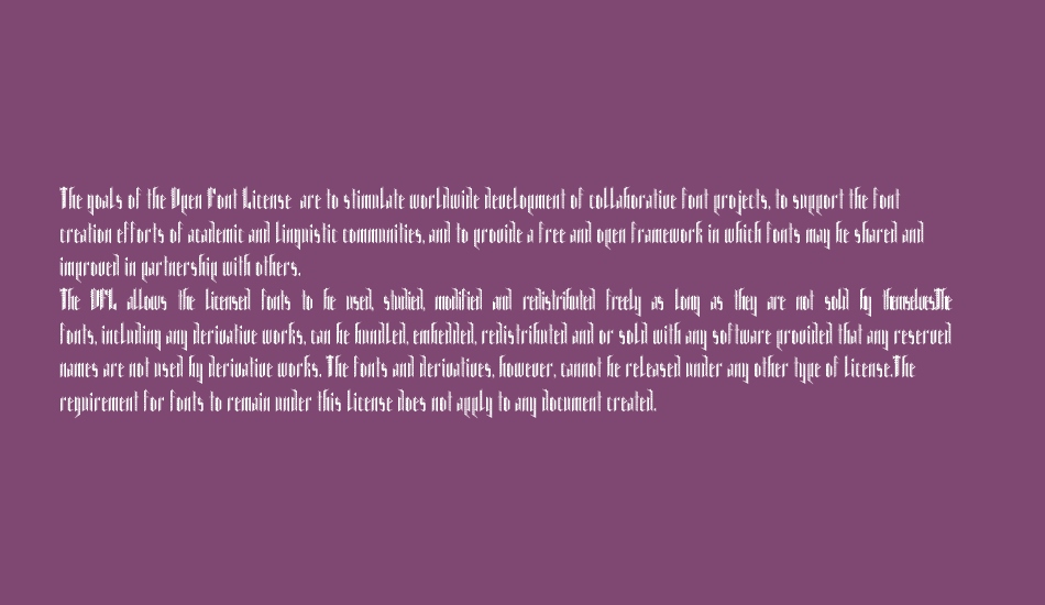 Dark Metal font 1