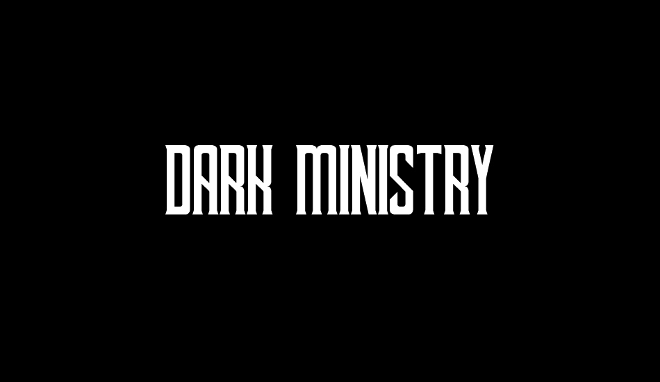 Dark Ministry font big