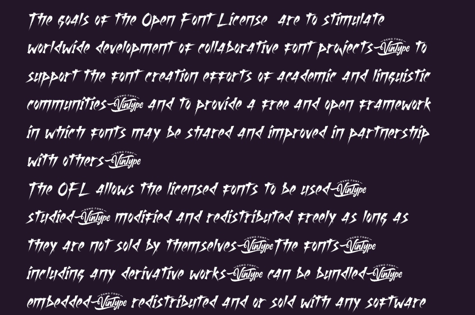 Dark Falcon font 1