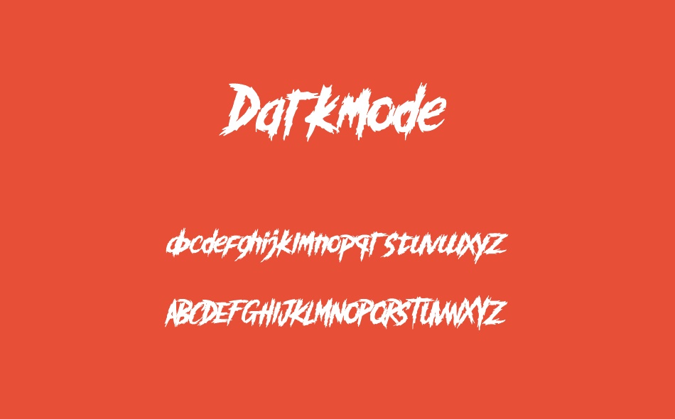 Darkmode font