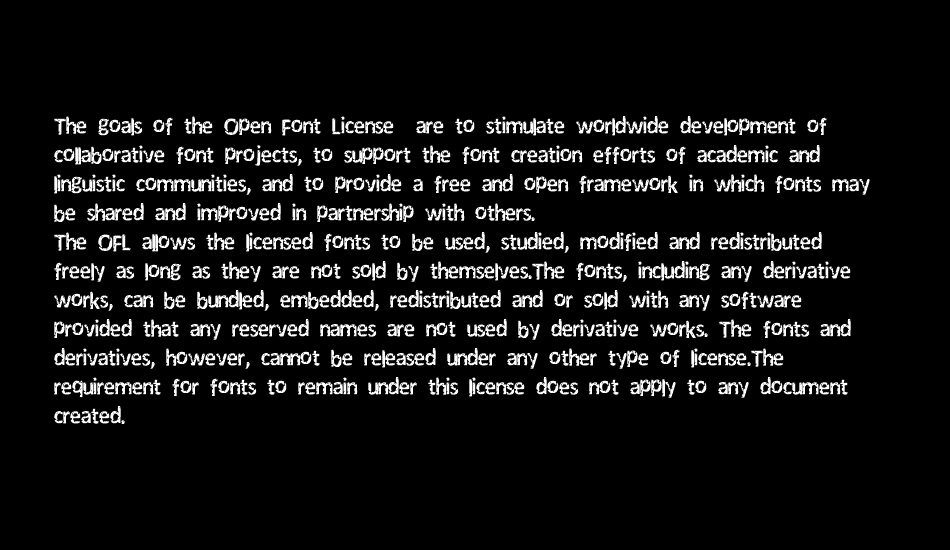 Darks_Calibri_Remix font 1