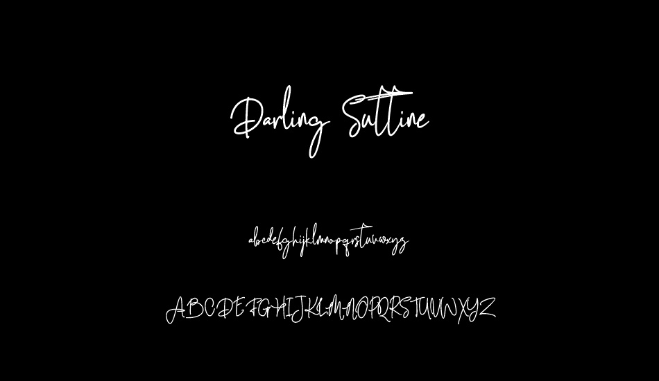 Darling Suttine font