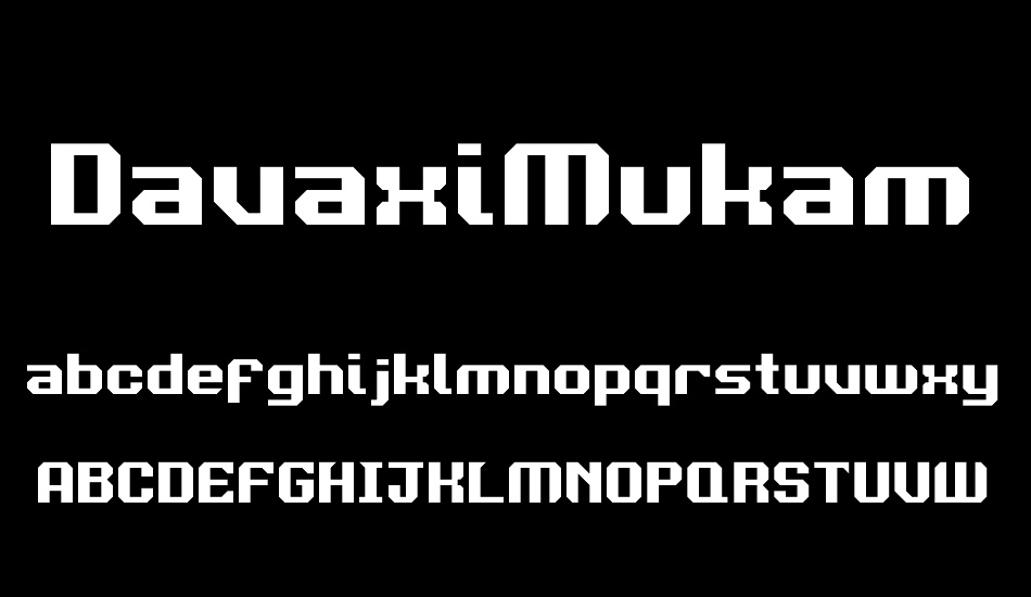 DavaxiMukam font