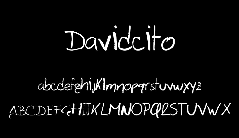Davidcito font