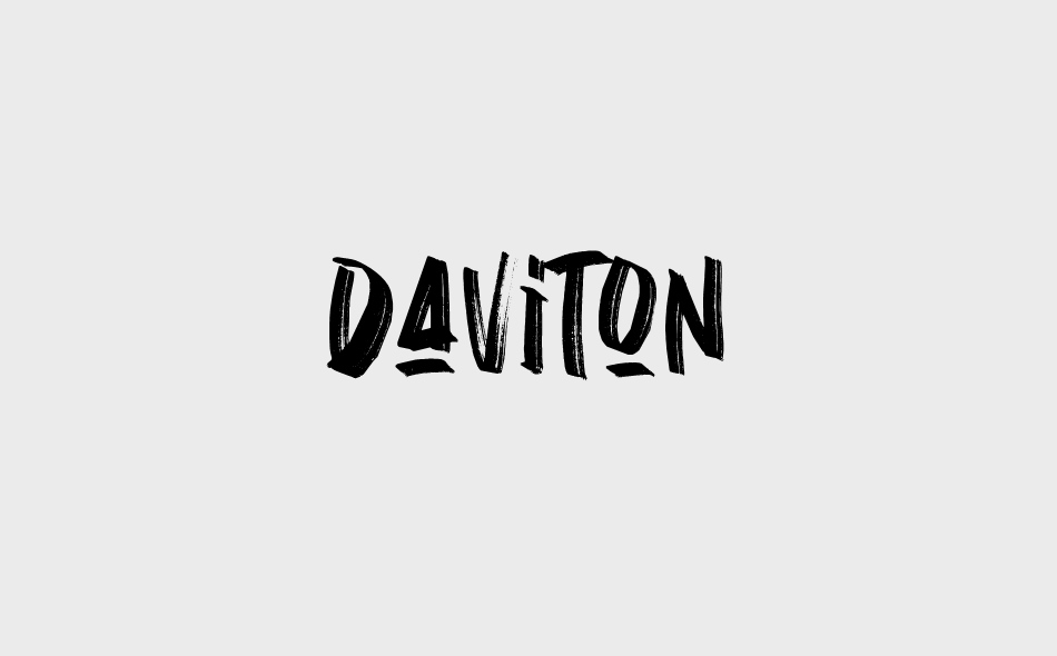 Daviton font big