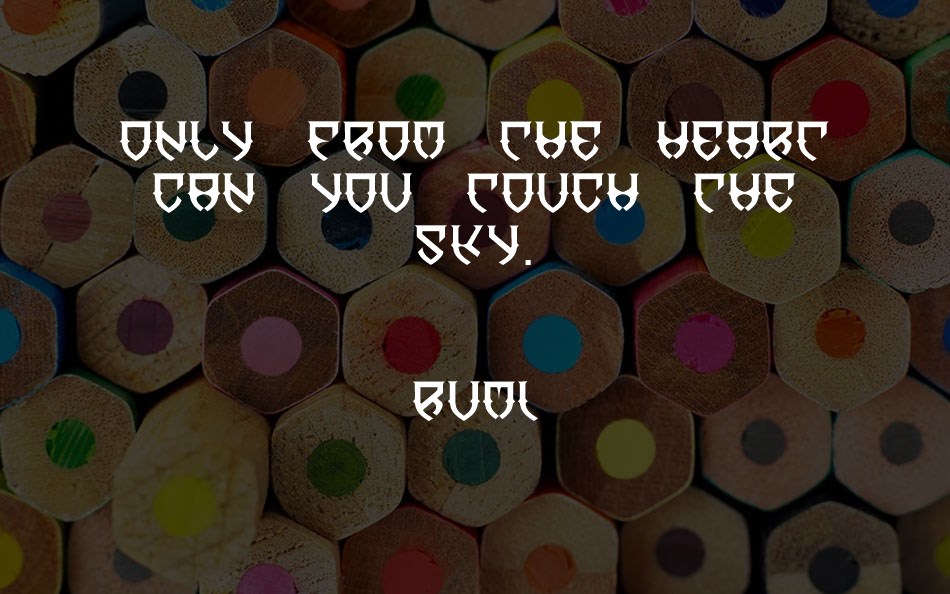 Dawn of Mellido font text