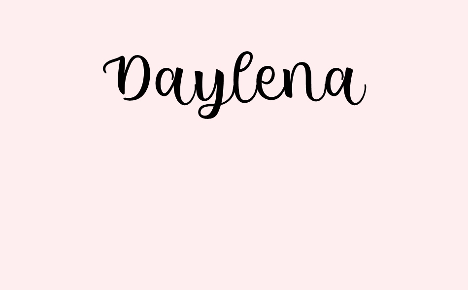 Daylena font big