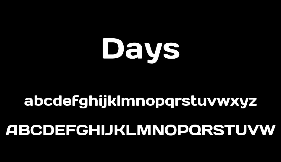 Days Font