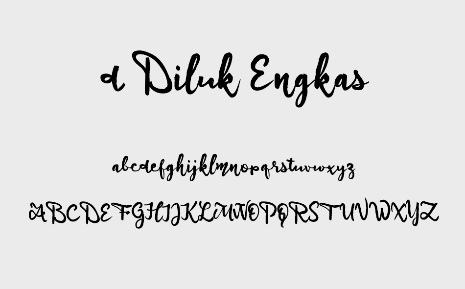 d Diluk Engkas font