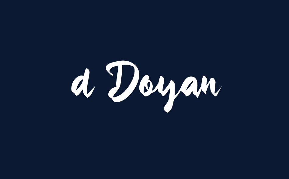 d Doyan font big