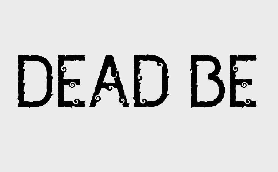 Dead Bear font big