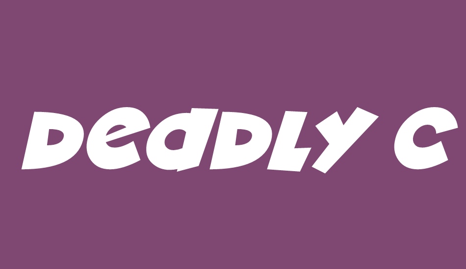 Deadly Cute font big