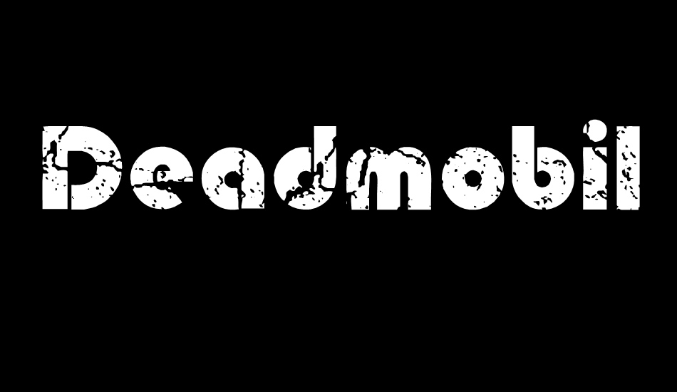 Deadmobil font big