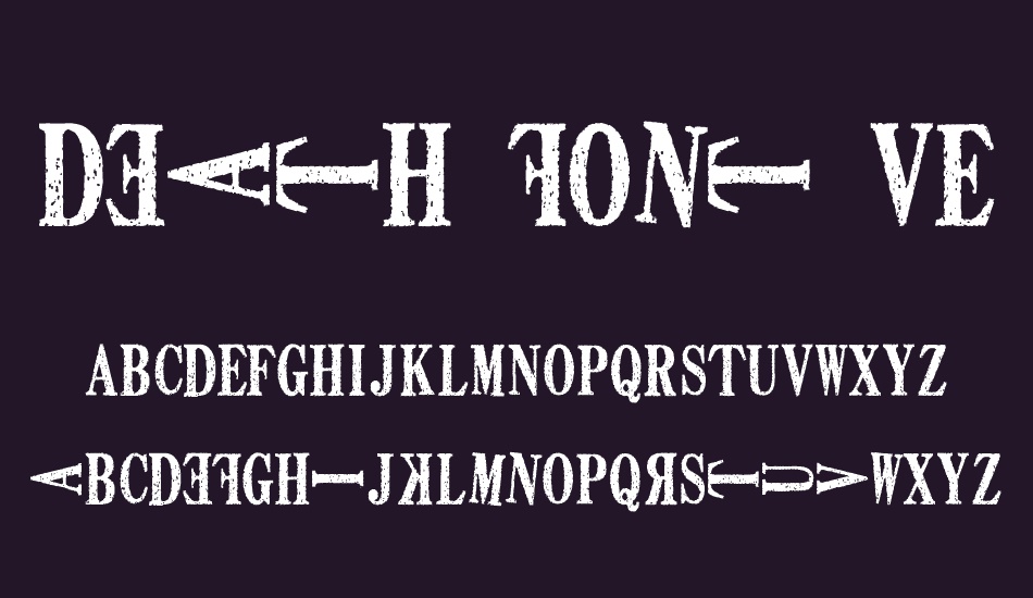 DEATH FONT ver1.0 font