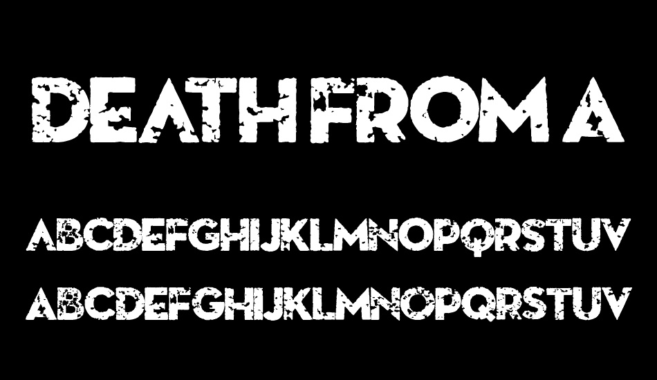 Death From Above font