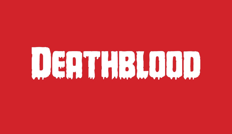 Deathblood font big