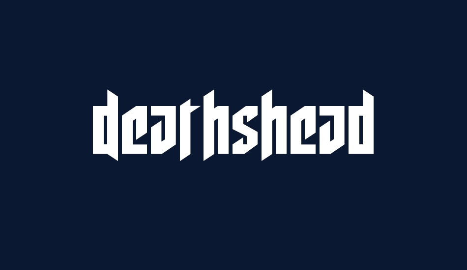 Deathshead font big