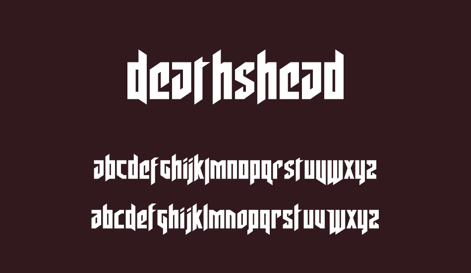 Deathshead font