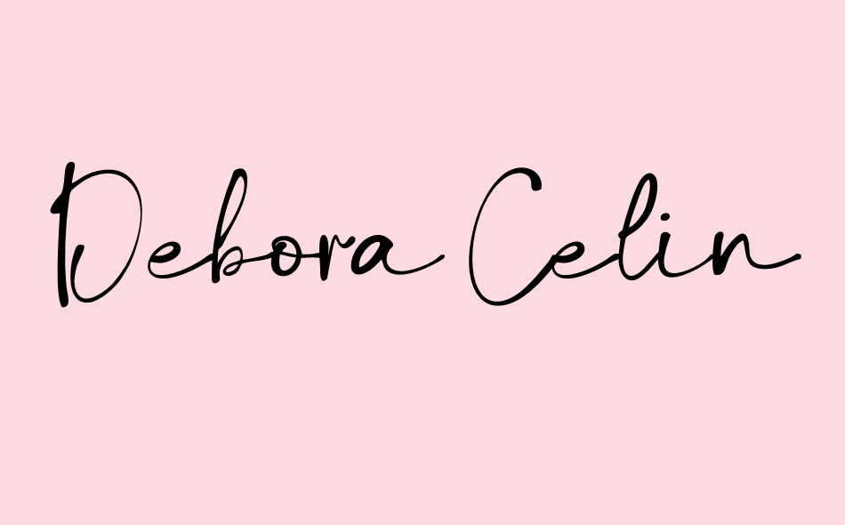 Debora Celina font big